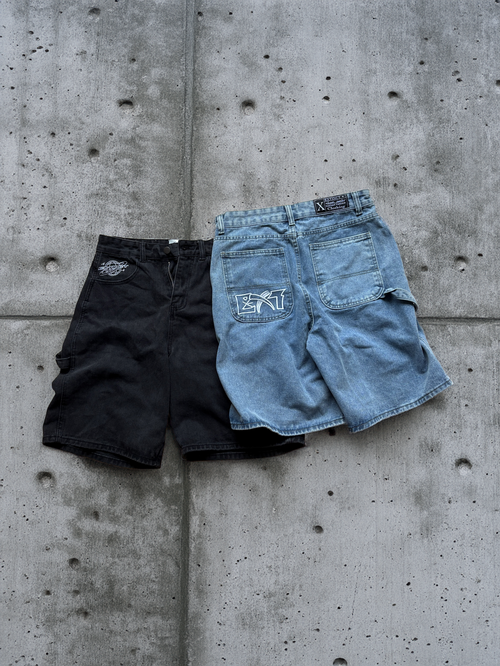 Denim Dream Jorts - Black Washed