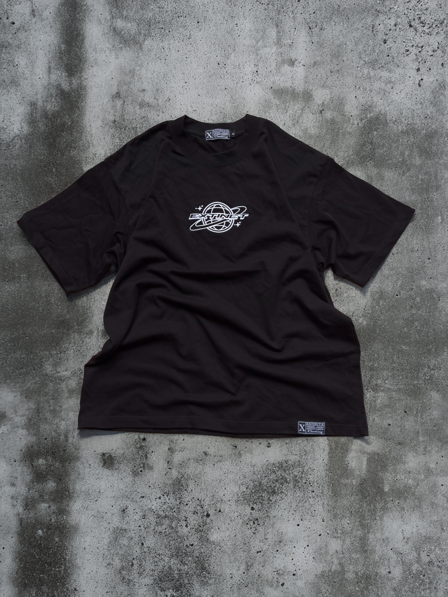 Heavyweight Box Fit Tee - Black